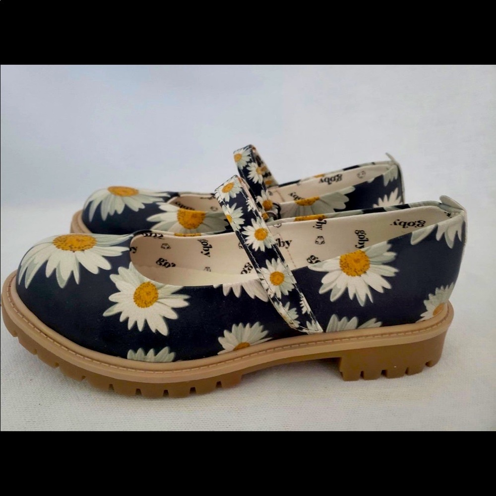 Goby Shasta Daisy Chunky Mary Jane Shoes Womens 39EU 8.5US